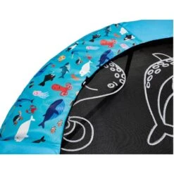 Plum 4.5ft Junior Ocean Trampoline And Enclosure With Sounds -Sports Shop k6b893828a89e87764cc328b9c9975495