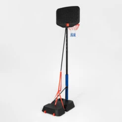 Kids' Adjustable (1.6m To 2.2m) Basketball Hoop On Stand K900 - Blue/Black -Sports Shop k6c2406627eed1da1e7f41154473d58c5