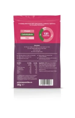 Vegan Protein Powder - Raspberry + Goji Berry - V, GF, DF (500g / 12 Servings) -Sports Shop k6e7a44ec067a9e024be4e20d3cca387d