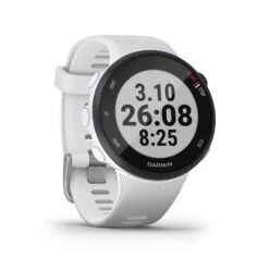 Garmin RUNNING HEART RATE MONITOR GPS WATCH FORERUNNER 45S - WHITE -Sports Shop k7258775af01d989245d523fc760c4f25