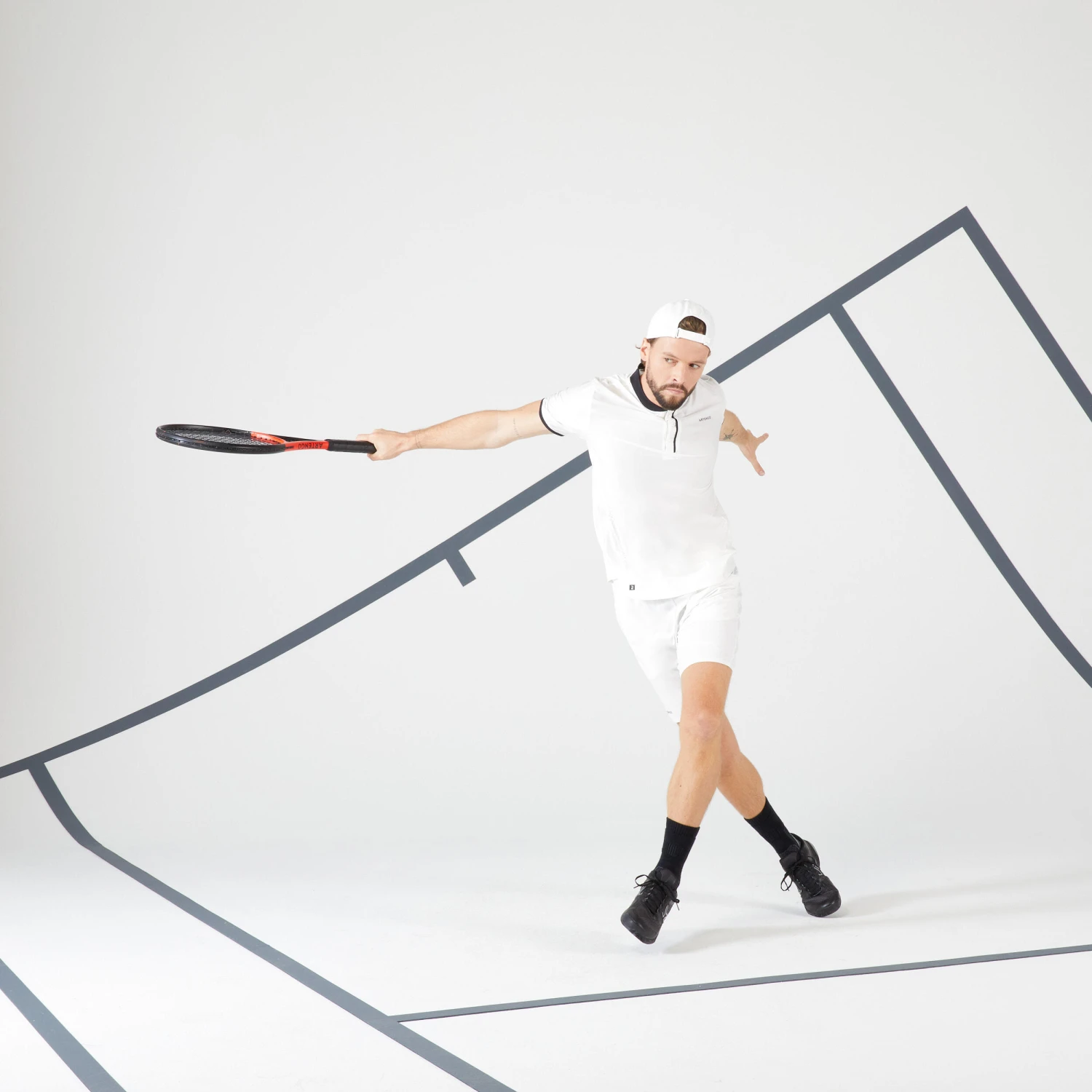 Artengo Men's Short-Sleeved Tennis T-Shirt DRY+ 13 Artengo Men's Short-Sleeved Tennis T-Shirt DRY+ - Image 12