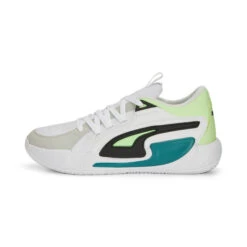 PUMA Unisex Court Rider Chaos Jewel Basketball Shoes - White -Sports Shop k765c892aca4f2fb031a0afe3a818fc6f