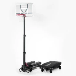 Adjustable (2.40m To 3.05m) Folding Basketball Hoop B500 Easy Box