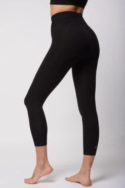 Extra Strong Compression Tummy Control Cropped Leggings Black 10 Extra Strong Compression Tummy Control Cropped Leggings Black -Sports Shop k7859498804484f8b655a734871ec85a8