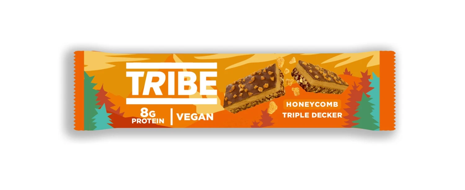 Plant Protein Bars - Vgean Honeycomb Triple Decker - V, GF, DF (12 X 40g) 4 Plant Protein Bars - Vgean Honeycomb Triple Decker - V, GF, DF (12 X 40g) - Image 2