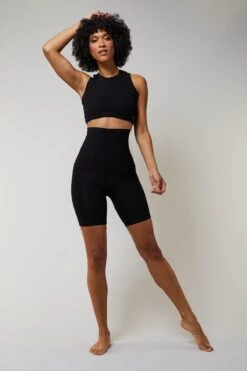 Extra Strong Compression Biker Shorts With High Waisted Tummy Control Black 5 Extra Strong Compression Biker Shorts With High Waisted Tummy Control Black -Sports Shop k7c58107006b17ed67ed39efd18d819c3