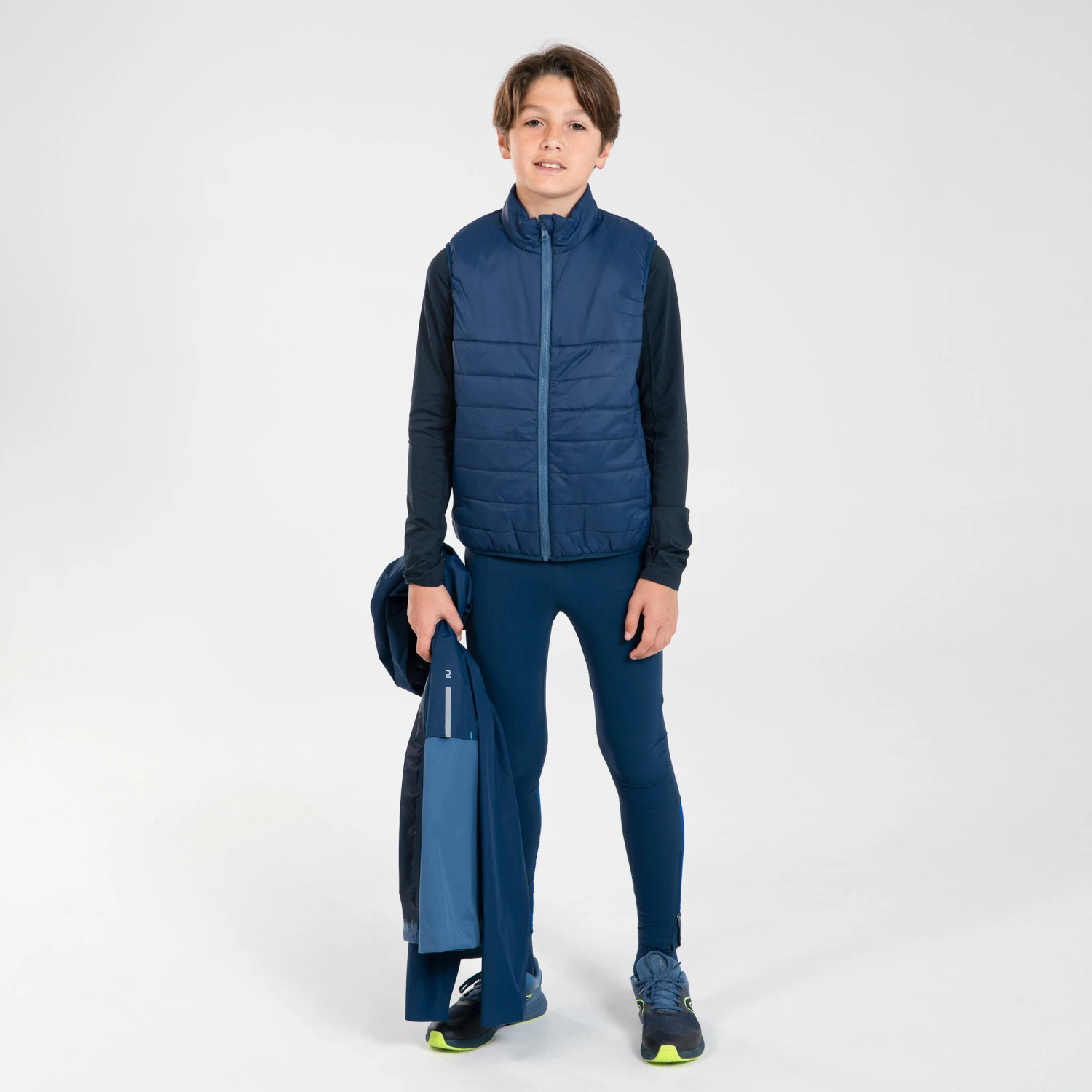 KIDS' WATERPROOF RUNNING JACKET WITH DETACHABLE LAYER - KIPRUN 3 IN 1 16 KIDS' WATERPROOF RUNNING JACKET WITH DETACHABLE LAYER - KIPRUN 3 IN 1 - Image 14