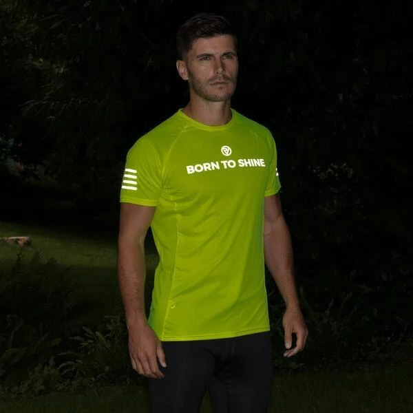 Proviz Born To Shine Men's Short Sleeve Reflective Active Top 5 Proviz Born To Shine Men's Short Sleeve Reflective Active Top - Image 3