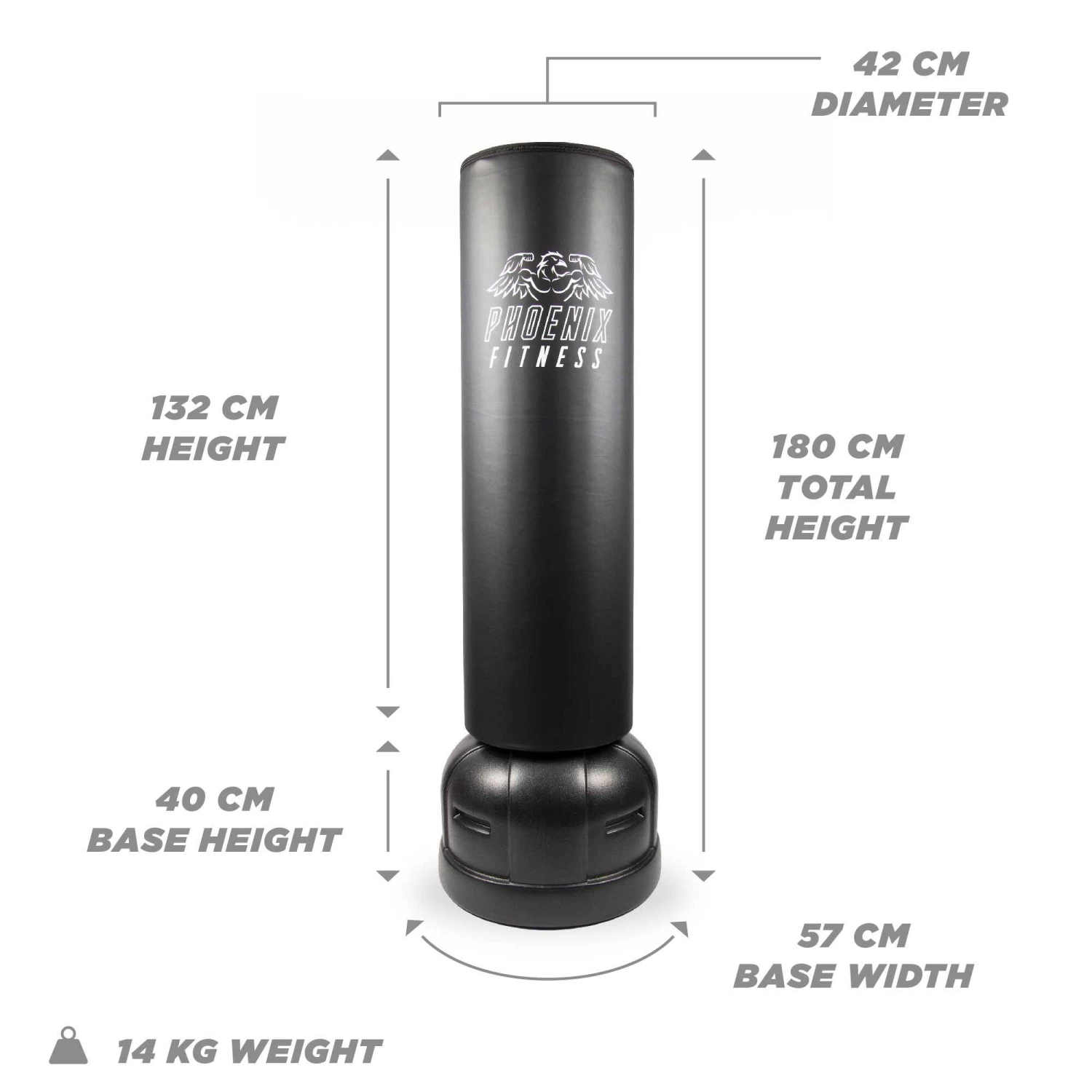Phoenix FULL LENGTH FREE STANDING PUNCHBAG 8 Phoenix FULL LENGTH FREE STANDING PUNCHBAG - Image 6