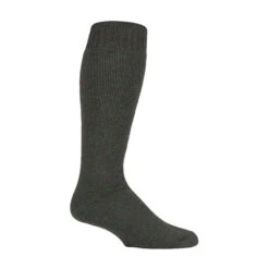 Mens Green Long Wellington Boot Socks