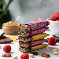 Plant Protein Bars - Choc Maple Triple Decker - V, GF, DF (12 X 40g) 11 Plant Protein Bars - Choc Maple Triple Decker - V, GF, DF (12 X 40g) -Sports Shop k80744b1914f6edfd3f57973a339e0ba8