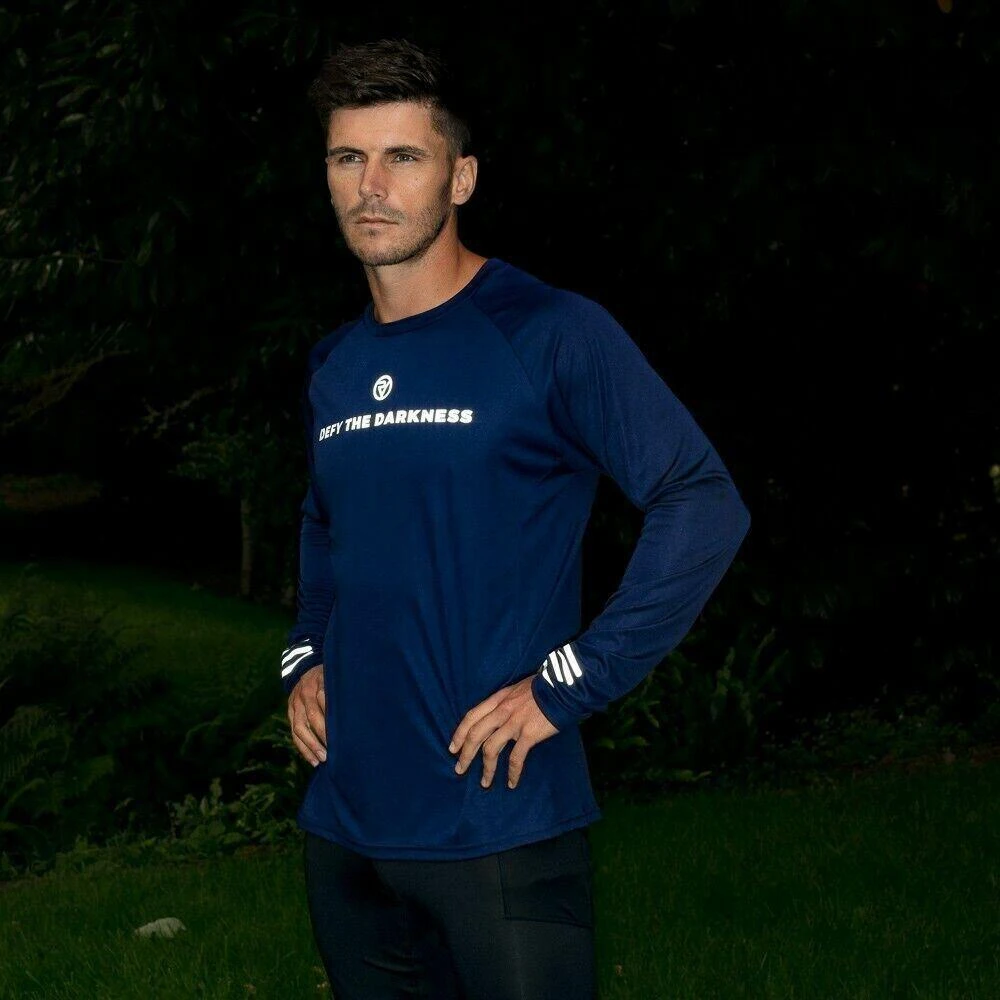 Proviz Defy The Darkness Men's Reflective Long Sleeve Active Sports Top 5 Proviz Defy The Darkness Men's Reflective Long Sleeve Active Sports Top - Image 3