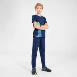 KIPRUN DRY+ Children's Running Trousers With Zip -Sports Shop k82e4e65b9d7ff542b5fc120e01ceb420