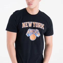 NEW ERA Men's/Women's Short-Sleeved NBA T-Shirt - New York Knicks/Black 9 NEW ERA Men's/Women's Short-Sleeved NBA T-Shirt - New York Knicks/Black -Sports Shop k84f6890897fc2af2615b67e1f05814d6