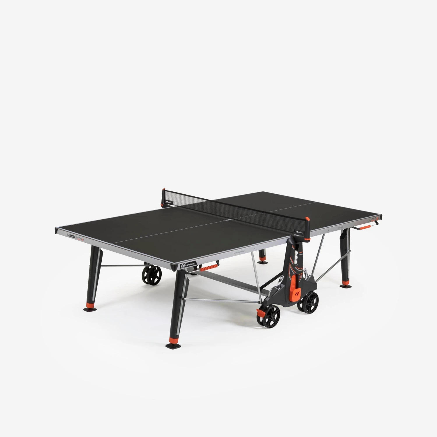 Outdoor Table Tennis Table 500X - Black 3 Outdoor Table Tennis Table 500X - Black