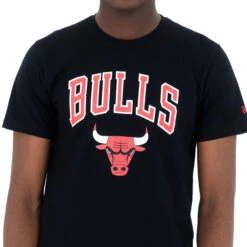NEW ERA Men's/Women's Short-Sleeved T-Shirt - Chicago Bulls/Black -Sports Shop k87dd21b0aef933a696b99df9780db1bc