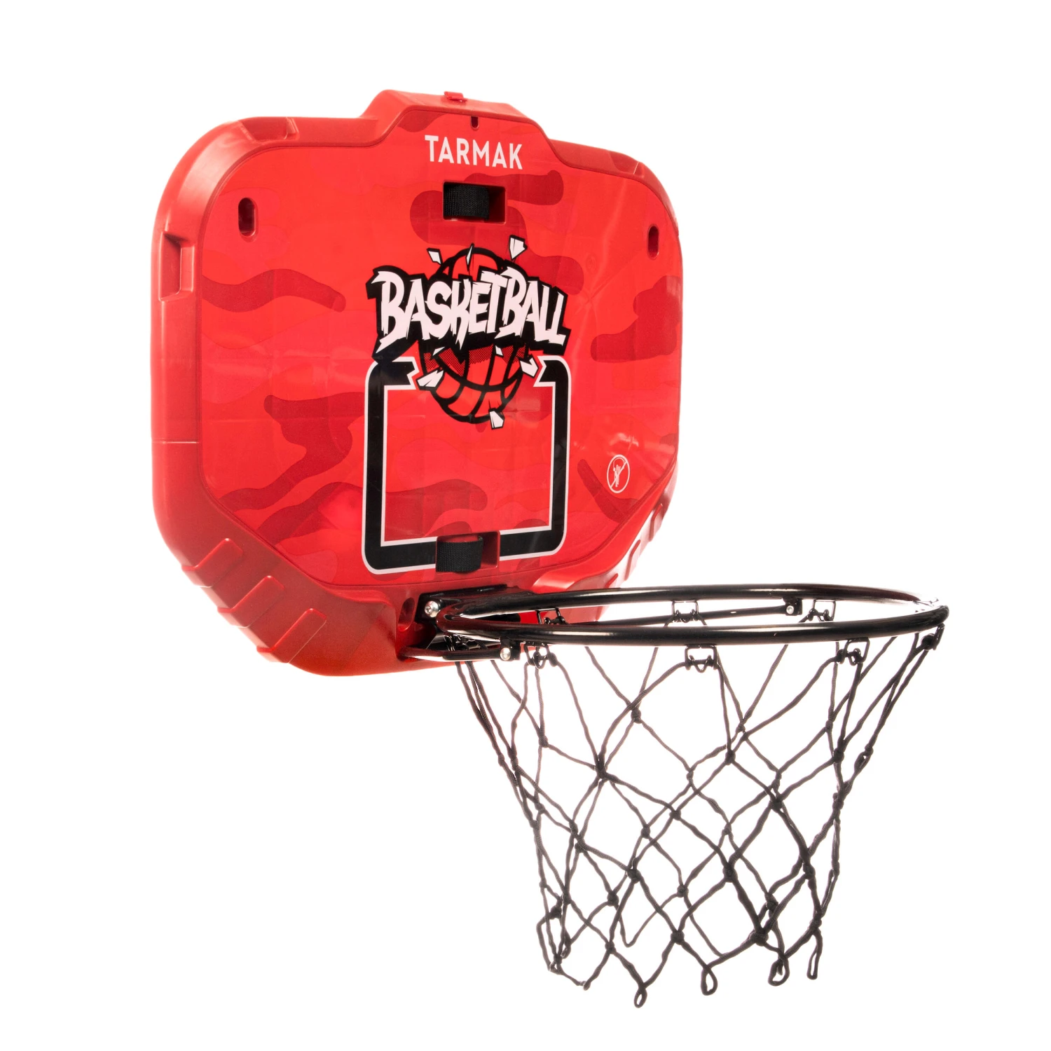 Wall-Mounted Transportable Basketball Hoop Set K900 - Red/Black 4 Wall-Mounted Transportable Basketball Hoop Set K900 - Red/Black - Image 2