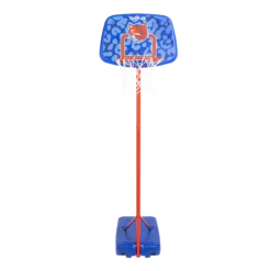 Kids' Basketball Hoop On Stand Adjustable 1.30m To 1.60m K500 Aniball - Blue