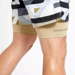 Dare 2b Mens Henry Holland Psych Up Hero Stripes Training Shorts (Slate Green) -Sports Shop k8c7e6c52a50b9d9d0248a3754b172cea