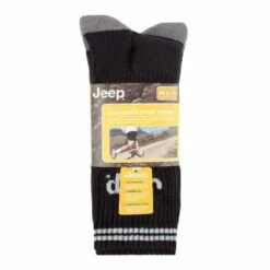 Jeep 3 Pairs Mens Cotton Thick Cushioned Terry Sport Socks With Retro Stripe -Sports Shop k8f253e592245c2dddf2ef3fdb9cc44b8