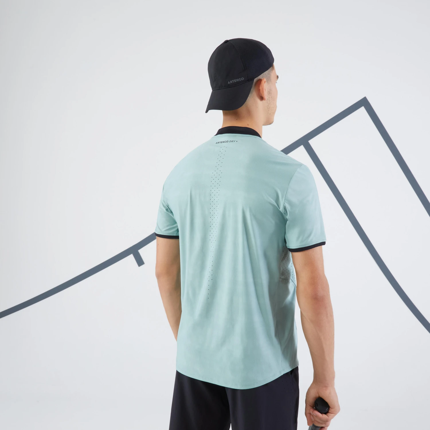 Artengo Men's Short-Sleeved Tennis T-Shirt DRY+ 6 Artengo Men's Short-Sleeved Tennis T-Shirt DRY+ - Image 5