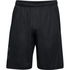 Under Armour Mens Tech Shorts (Black/Light Graphite)