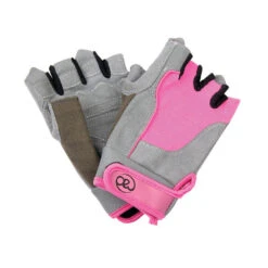 Fitness-Mad Womens/Ladies Cross Training Gloves (Pink/Grey) -Sports Shop k930404d8b48eaaf7e72bbb1703c4d372