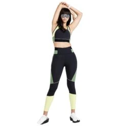 Craft Womens/Ladies Pro Charge Leggings (Black/Yellow/Green) -Sports Shop k9500a0433142c411970381f31e4f28aa