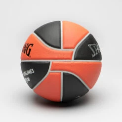 SPALDING Size 7 Basketball 7 TF1000 Euroleague - Orange/Black -Sports Shop k981954bf34fa5c383fe44d39654e400a