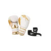 Reebok Small Gold & White Combat 12oz Boxing Gloves + Wraps Set 2 Reebok Small Gold & White Combat 12oz Boxing Gloves + Wraps Set -Sports Shop k9be32166e242235bd676b18be653d261