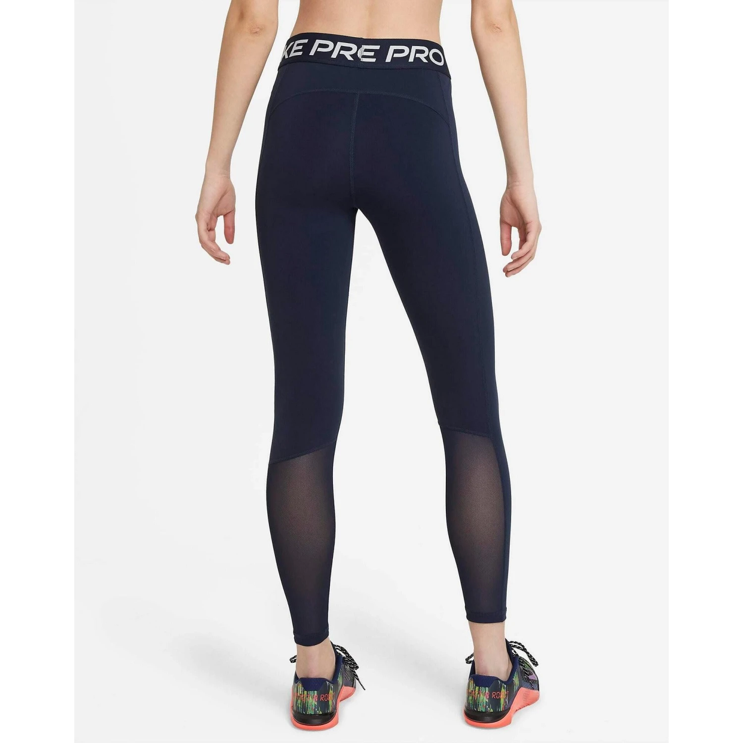 Nike Womens/Ladies Pro Tights (Navy) 4 Nike Womens/Ladies Pro Tights (Navy) - Image 2