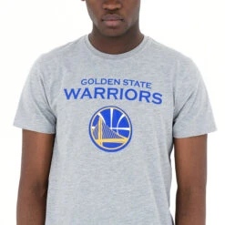 NEW ERA Men's/Women's Short-Sleeved Cotton T-Shirt - Golden State Warriors/Grey -Sports Shop k9c9739b9ef195e1af904a8e0cb4a90b1