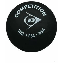 Dunlop Competition Squash Balls (Pack Of 3) (Black)