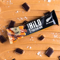 Healthspan Elite All Blacks Plant-Based Protein Bar Chocolate & Salted Caramel -Sports Shop ka41b386f238452d10f95e68ded652c99
