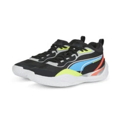 PUMA Unisex Playmaker Pro Basketball Shoes - Jet Black