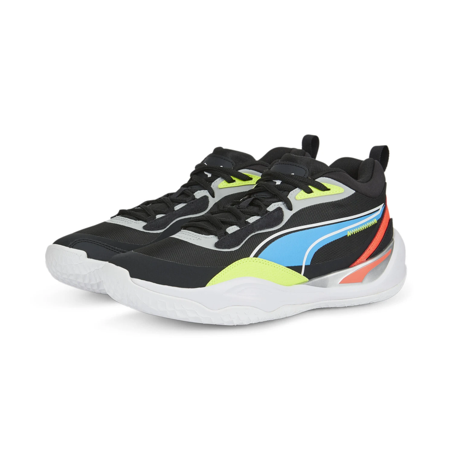 PUMA Unisex Playmaker Pro Basketball Shoes - Jet Black 3 PUMA Unisex Playmaker Pro Basketball Shoes - Jet Black