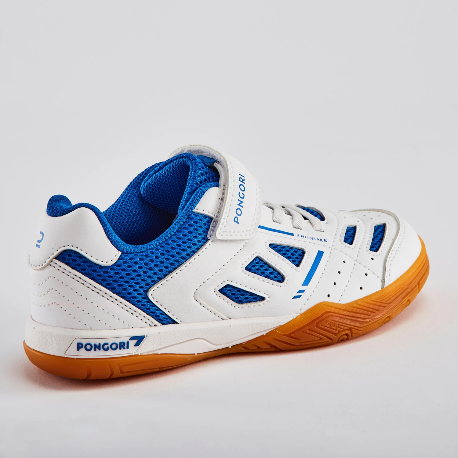 TABLE TENNIS SHOES TTS 500 JUNIOR WHITE BLUE 11 TABLE TENNIS SHOES TTS 500 JUNIOR WHITE BLUE - Image 9