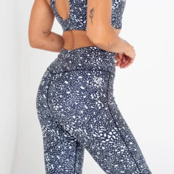 Dare 2b Womens/Ladies Laura Whitmore Influential Recycled Leggings (Black/White) -Sports Shop ka67b77da6746125c37ae33c85b9f8547