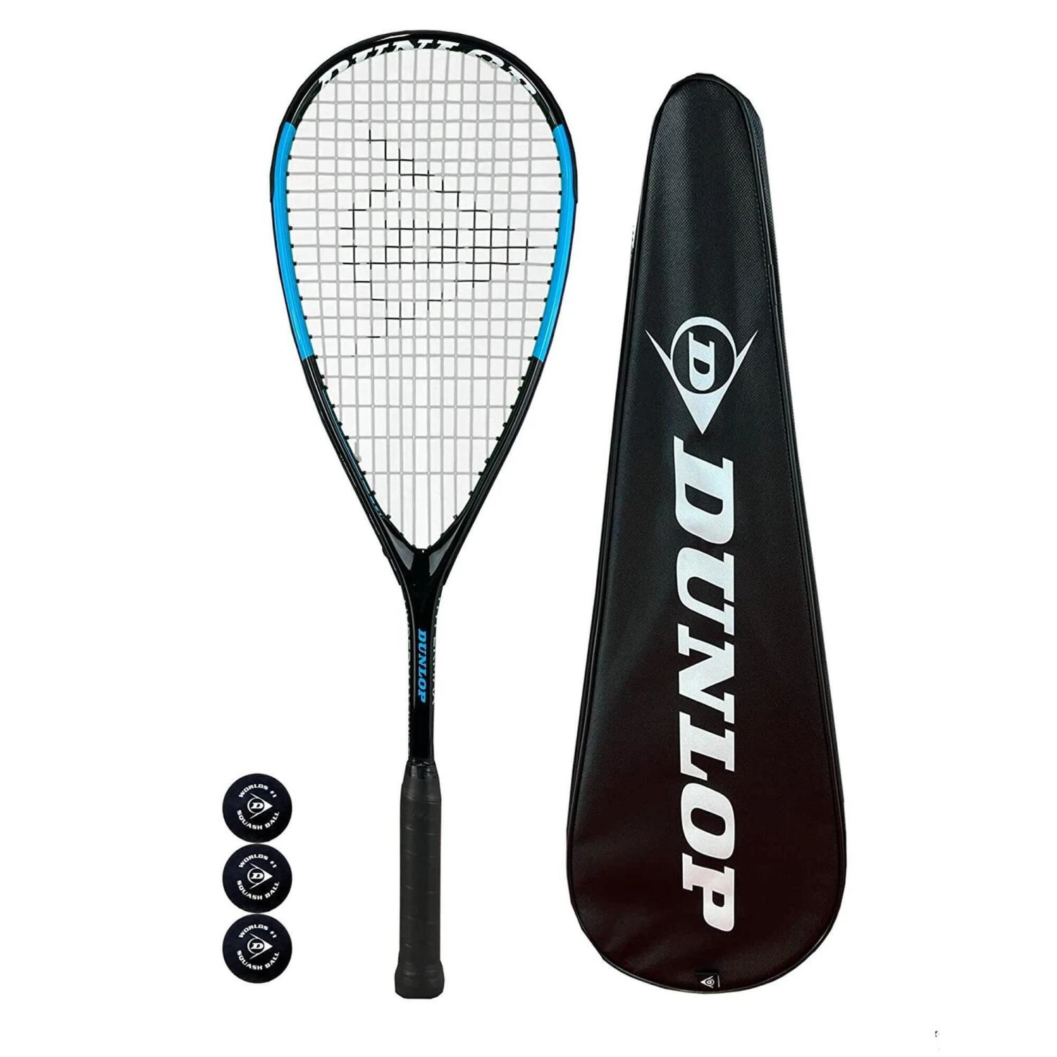 Dunlop Hypermax Pro Squash Racket, Inc Full Protective Cover & 3 Squash Balls 4 Dunlop Hypermax Pro Squash Racket, Inc Full Protective Cover & 3 Squash Balls - Image 2