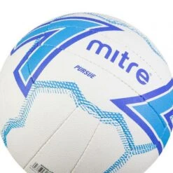 Mitre Pursue Netball (White/Blue) -Sports Shop kaa2b74fe2d2a80af217a56d0554a01d7