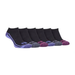 Jeep 6 Pairs Ladies Performance Polyester Ankle Trainer Socks