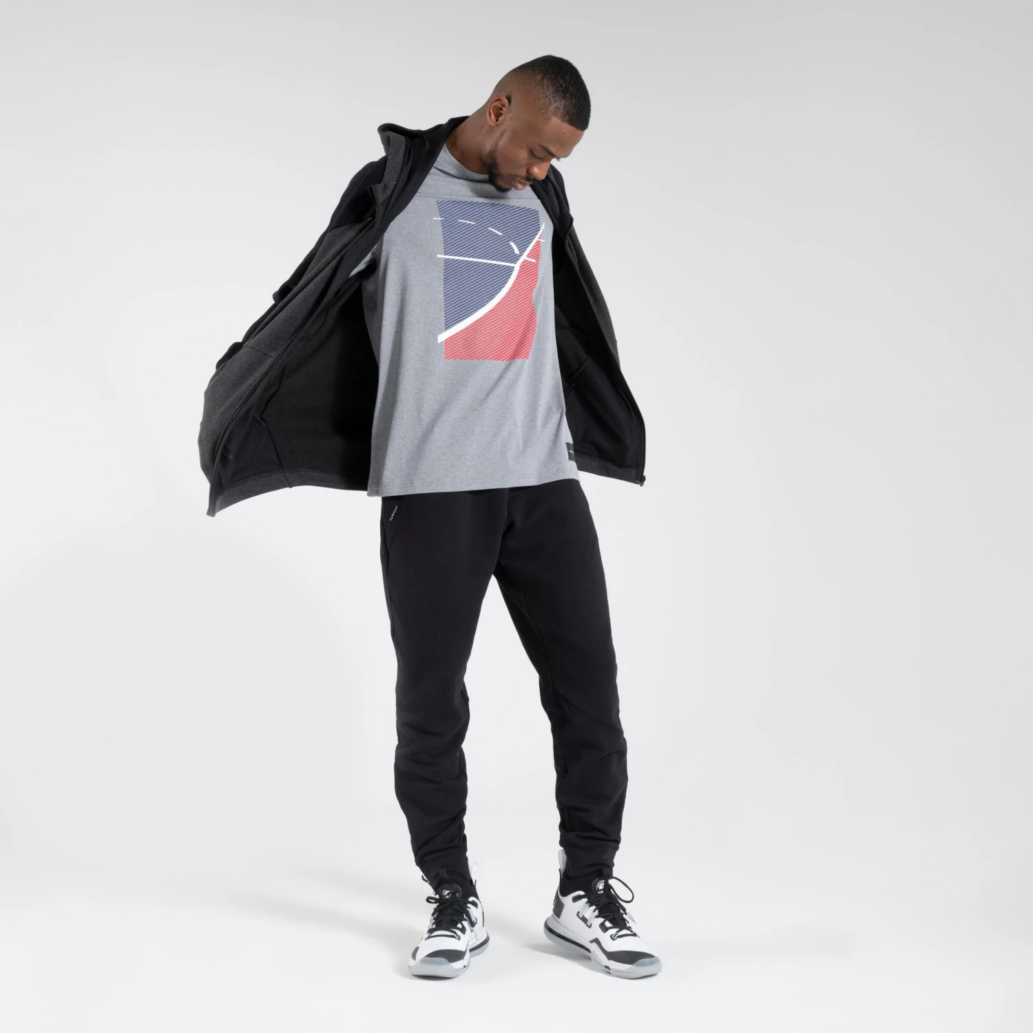 Men's Basketball Tracksuit Bottoms P500 4 Men's Basketball Tracksuit Bottoms P500 - Image 2