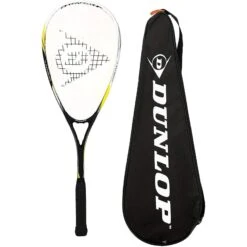 Dunlop Nanomax Ti Lite Squash Racket, Includes Protective Cover