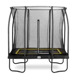 7ft X 5ft Salta Black Rectangular Comfort Edition Trampoline