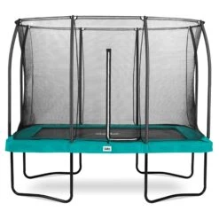10ft X 7ft Salta Green Rectangular Comfort Edition Trampoline