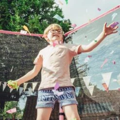 Plum Pink & Purple Junior Jumper Trampoline & Enclosure -Sports Shop kbe70b900317070eeb9a8e3b33d4e1f67