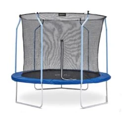 Plum 8ft Wave Springsafe Trampoline And Enclosure With Mist