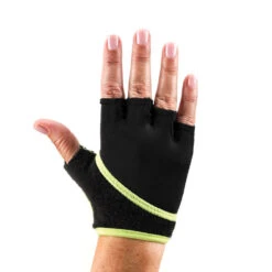 Fitness-Mad Womens/Ladies Fingerless Gloves (Black) -Sports Shop kc19f92285e2035762383cd9fdbd6943b