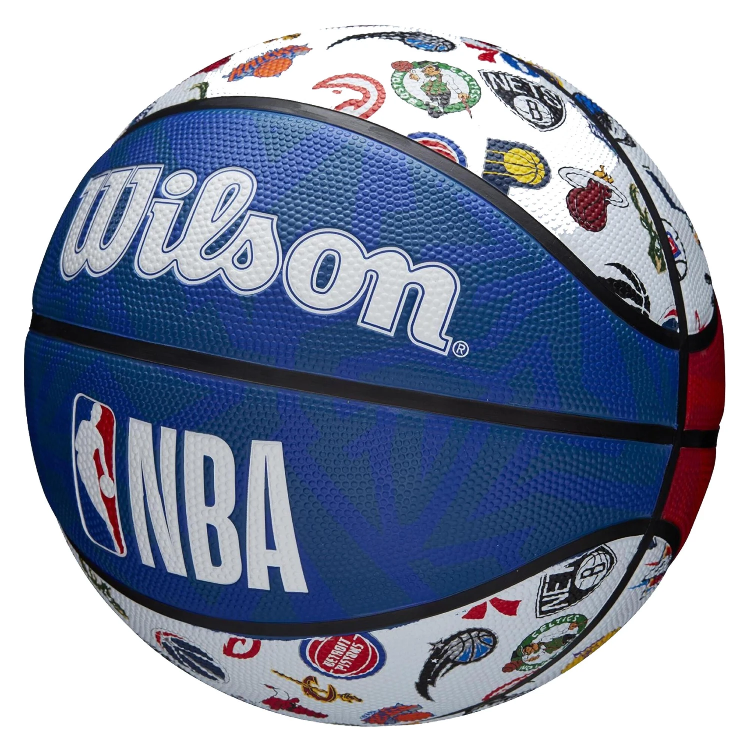 Basketball NBA Size 7 - Wilson Team Tribute S7 Blue/White 6 Basketball NBA Size 7 - Wilson Team Tribute S7 Blue/White - Image 4