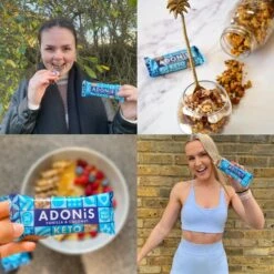 Adonis Keto Nut Bar Vanilla & Coconut 16x35g -Sports Shop kc384ddc9c5826a493befd60a0c4c5ce6